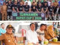 BUPATI DEDI IRAWAN SAKSIKAN LAGA SENGIT PEREMPAT FINAL BUPATI CUP II 2026, PERSAINGAN MENUJU SEMIFINAL MAKIN MENEGANGKAN