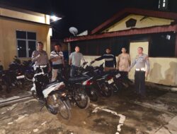 Polsek Bagan Sinembah Amankan Enam Motor dalam Razia Balap Liar, Wujud Komitmen Ciptakan Jalan yang Aman