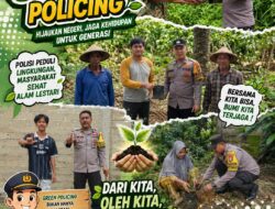 Polsek Bagan Sinembah Gencarkan Green Policing, Ajak Warga Bersama Jaga Kelestarian Lingkungan
