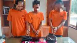 Polsek Pujud Ungkap Peredaran Sabu 40 Gram, Tiga Orang Pengendar Ditangkap