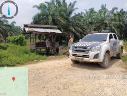 Patroli Harkamtibmas Polsek Bagan Sinembah Cegah Konflik Sosial di Lahan 80 Hektare