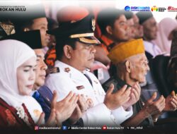Sang Saka Merah Putih Berkibar Sempurna di Rokan Hulu Pada Upacara Peringatan HUT Ke 81 Republik Indonesia