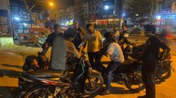 Polsek Bagan Sinembah Tertibkan Balap Liar, 8 Sepeda Motor Diamankan