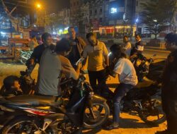 Polsek Bagan Sinembah Tertibkan Balap Liar, 8 Sepeda Motor Diamankan