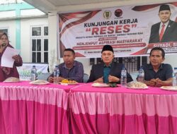 Reses Masa Sidang III, Suyadi SP: Menjemput Langsung Aspirasi Warga Bagan Sinembah Kota