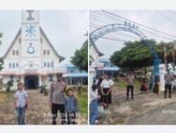 Polsek Bagan Sinembah Tingkatkan Pengamanan Ibadah Gereja, Cegah Terorisme dan Curanmor