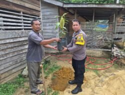 Polsek Bagan Sinembah Gencarkan Sosialisasi Green Policing, Ajak Warga Peduli Lingkungan