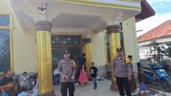 Polsek Bagan Sinembah Patroli Tempat Ibadah, Pastikan Ibadah Minggu Berjalan Aman dan Nyaman