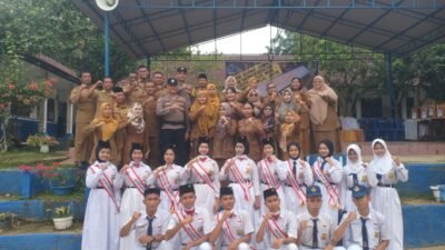 Polsek Bagan Sinembah Jadi Pembina Upacara di SMPN 2 Balai Jaya, Sampaikan Pesan Disiplin dan Bahaya Narkoba