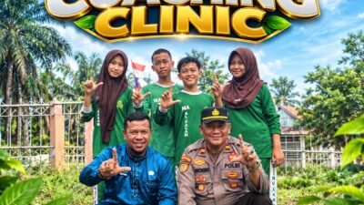 Polsek Simpang Kanan Gelar Green Coaching Clinic, Tanam Pohon Wujudkan Lingkungan Lebih Hijau