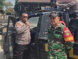 Polsek Simpang Kanan Gencarkan Himbauan Cegah Karhutla di Bundaran Tugu