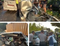 Microsleep Picu Kecelakaan, Dua Kendaraan Bertabrakan dari Arah Berlawanan