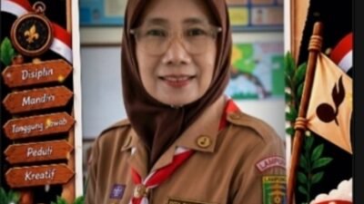 KEPALA SEKOLAH RITA DIANA S.Pd BESERTA STAF DEWAN GURU MENGUCAPKAN SEMARAKKAN HUT PRAMUKA KE-65 SEKOLAH DASAR NEGERI 80 KRUI