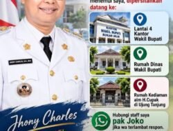 WAKIL BUPATI ROKAN HILIR JHONY CHARLES BUKA SELUAS PINTU: TIDAK ADA RUANG TERTUTUP BAGI RAKYAT, SIAPAPUN BOLEH DATANG KAPAN SAJA