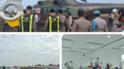 Polres Pesisir Barat Gelar Pengamanan Latihan Kesiagaan Evakuasi Medis Udara Puskesau Tahun 2026