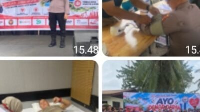Fuel for Humanity PHR, Polsek Bangko Pusako Ikut Donor Darah