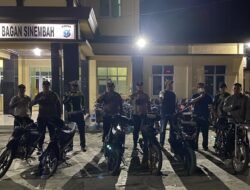 Polsek Bagan Sinembah Tertibkan Balap Liar, Enam Sepeda Motor Diamankan
