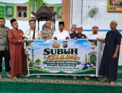 Polsek Bagan Sinembah Laksanakan Pengamanan Sholat Subuh, Perkuat Silaturahmi dan Jaga Kamtibmas