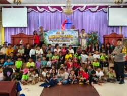 Polsek Bagan Sinembah Gelar Program Minggu Kasih di Gereja Methodist Indonesia, Pererat Silaturahmi dan Sampaikan Pesan Kamtibmas