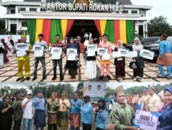 Hut ke 27 Rokan Hulu maju bersinerji membangun negeri Meneguhkan komitmen kesejahtra masyarakat,