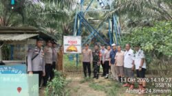 Polsek Bagan Sinembah Cek Embung, Sekat Kanal, dan Menara Api untuk Antisipasi Karhutla