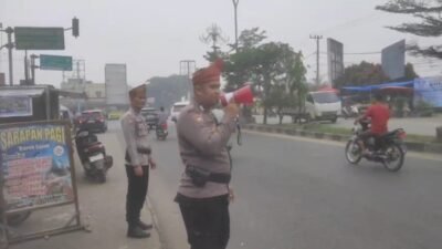 Cegah Karhutla, Polsek Bagan Sinembah Gencarkan Imbauan Keliling kepada Masyarakat