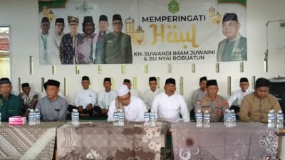 Pererat Sinergi dengan Tokoh Agama, Polresta Tanjungpinang Hadiri Haul dan Harlah di Pesantren Al Khoir
