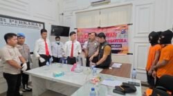 POLSEK BAGAN SINEMBAH MUSNAHKAN 109,44 GRAM SABU, TIGA TERSANGKA TERJERAT KASUS NARKOTIKA