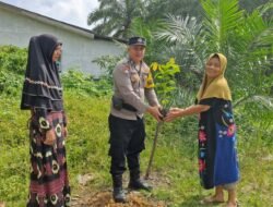 POLSEK BAGAN SINEMBAH GENCARKAN GREEN POLICING, AJAK MASYARAKAT PEDULI LINGKUNGAN DAN LESTARIKAN ALAM