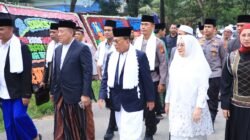 SEMANGAT HARI SANTRI NASIONAL 2026, POLSEK BAGAN SINEMBAH HADIRI UPACARA TINGKAT KABUPATEN ROHIL