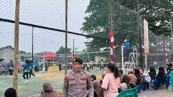 Polsek Bukit Bestari Laksanakan Pengamanan Turnamen Voli Cup I Permatu Tahun 2026.