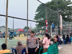 Polsek Bukit Bestari Laksanakan Pengamanan Turnamen Voli Cup I Permatu Tahun 2026.