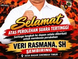 Fery Rasmana Sembiring Menang Telak di Bagan Sinembah Timur, Raih 768 Suara