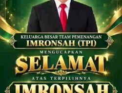 UCAPAN SELAMAT DAN SUKSES KEPADA PERATIN IMRONSAH PEKON WAYSINDI HANUAN ATAS TERPILIH NYA