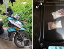 Polsek Kepenuhan Tangkap Dua Pria di Kebun Sawit, Sita 0,70 Gram Sabu