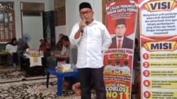BERSATU BANGUN DESA, MUNAWAR KHOLIL POHAN (ALING) MAJU CALON PENGHULU BAGAN SAPTA PERMAI NOMOR URUT 1