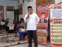 BERSATU BANGUN DESA, MUNAWAR KHOLIL POHAN (ALING) MAJU CALON PENGHULU BAGAN SAPTA PERMAI NOMOR URUT 1